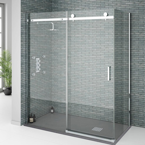 Frameless Sliding Shower Door Parts Heavy Duty Kit