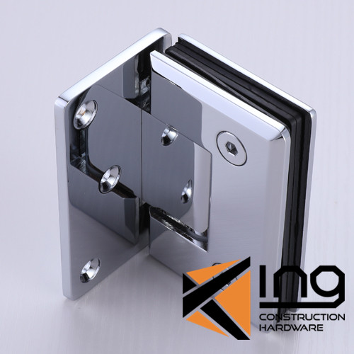 Heavy Duty Glass Shower Door Hinges Offset Backplate