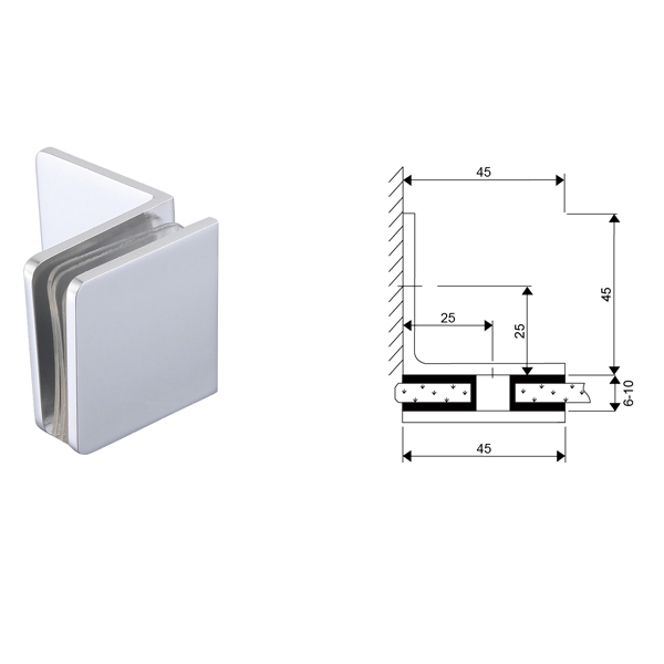 Wall Bracket For Shower Screen