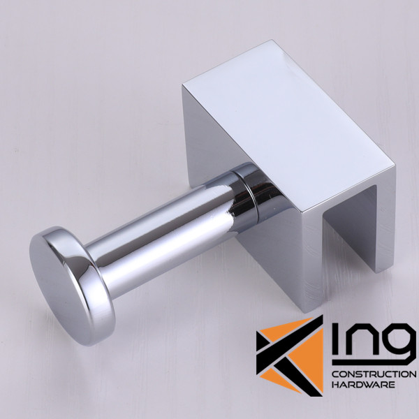 Glass Mounted Towel Hook